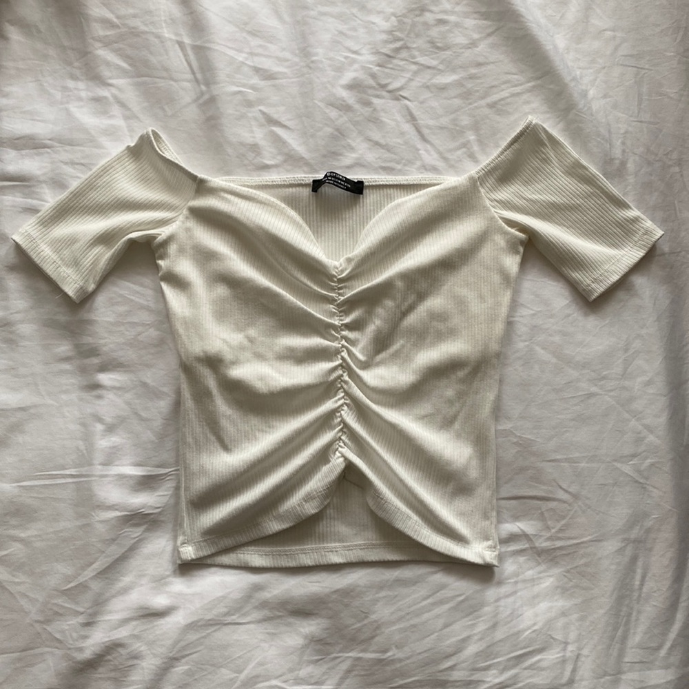 Off Shoulder Sweetheart Neckline Top